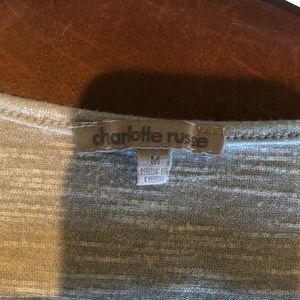 Charlotte Russe cut out tee.